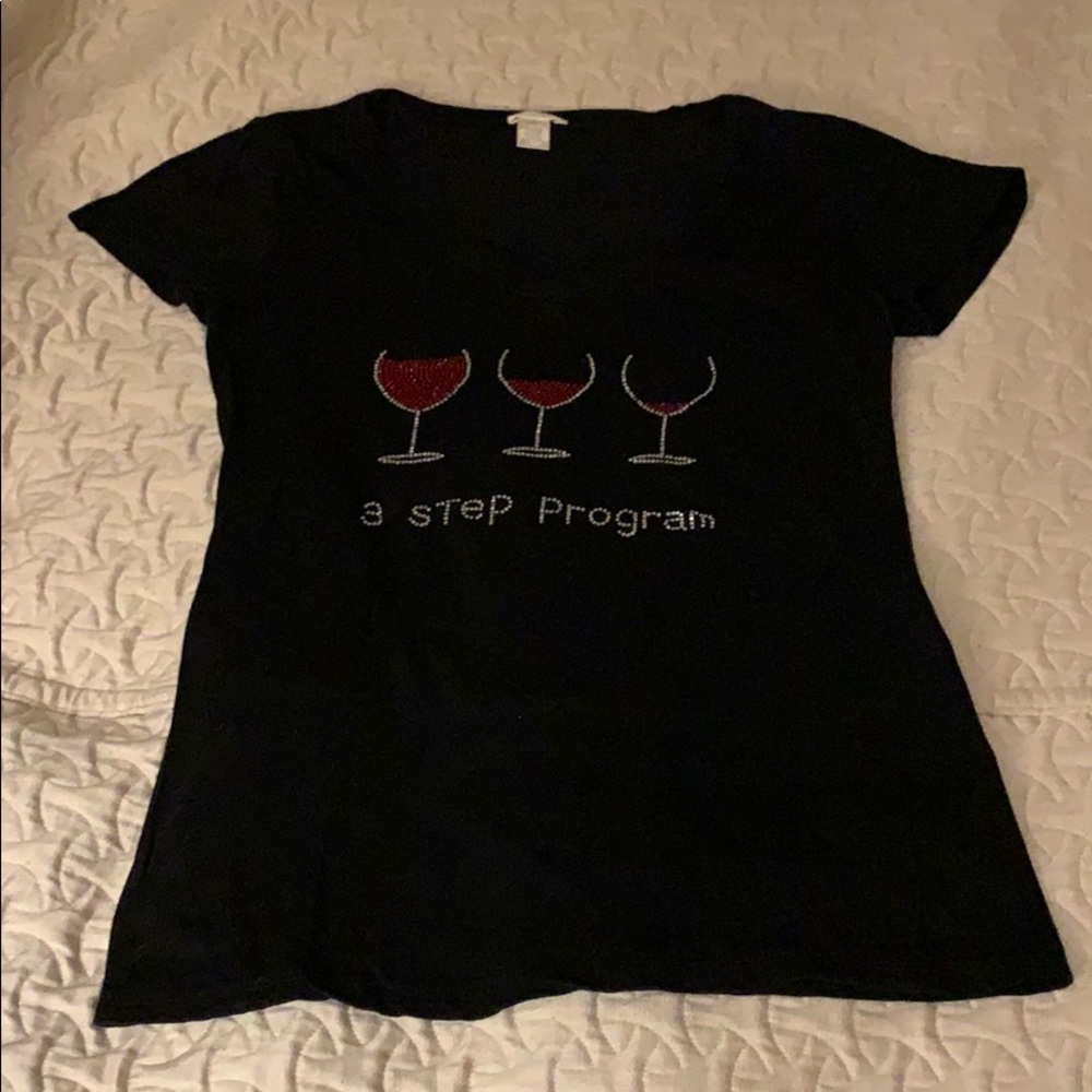 3 Step Program T-Shirt🍷🍷🍷 - Picture 5 of 5